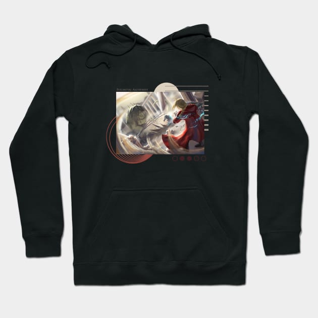 Fullmetal Alchemist Epic Fight T-Shirt Hoodie by roschea